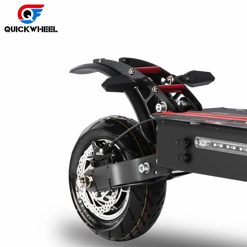 KTX-190675 High-Speed Foldable Dual Motor Off-Road Electric Scooter - 52V 19Ah 10-Inch Wheels, Waterproof, Full Suspension