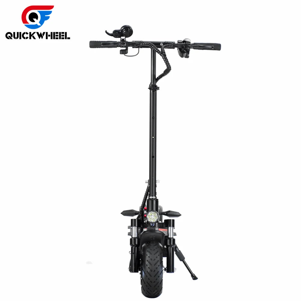 KTX-190675 High-Speed Foldable Dual Motor Off-Road Electric Scooter - 52V 19Ah 10-Inch Wheels, Waterproof, Full Suspension