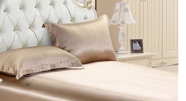 KTX-190803 Mulberry Silk Bed Sheet - Luxurious 100% Silk Fabric for Ultimate Comfort