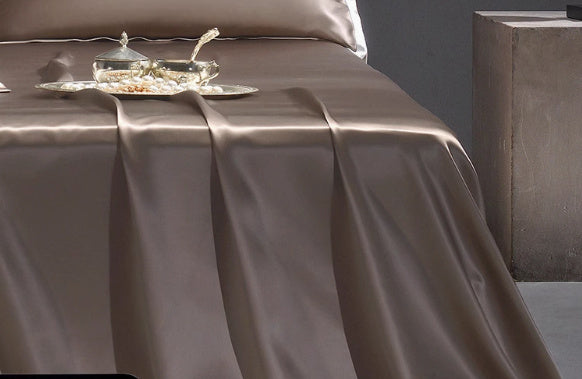 KTX-190803 Mulberry Silk Bed Sheet - Luxurious 100% Silk Fabric for Ultimate Comfort