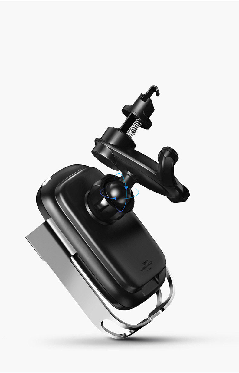KTX-190867 Intelligent Infrared Gravity-Sensing Car Air Vent Mount with Wireless Charging for Smartphones 4.5-6.5 Inches