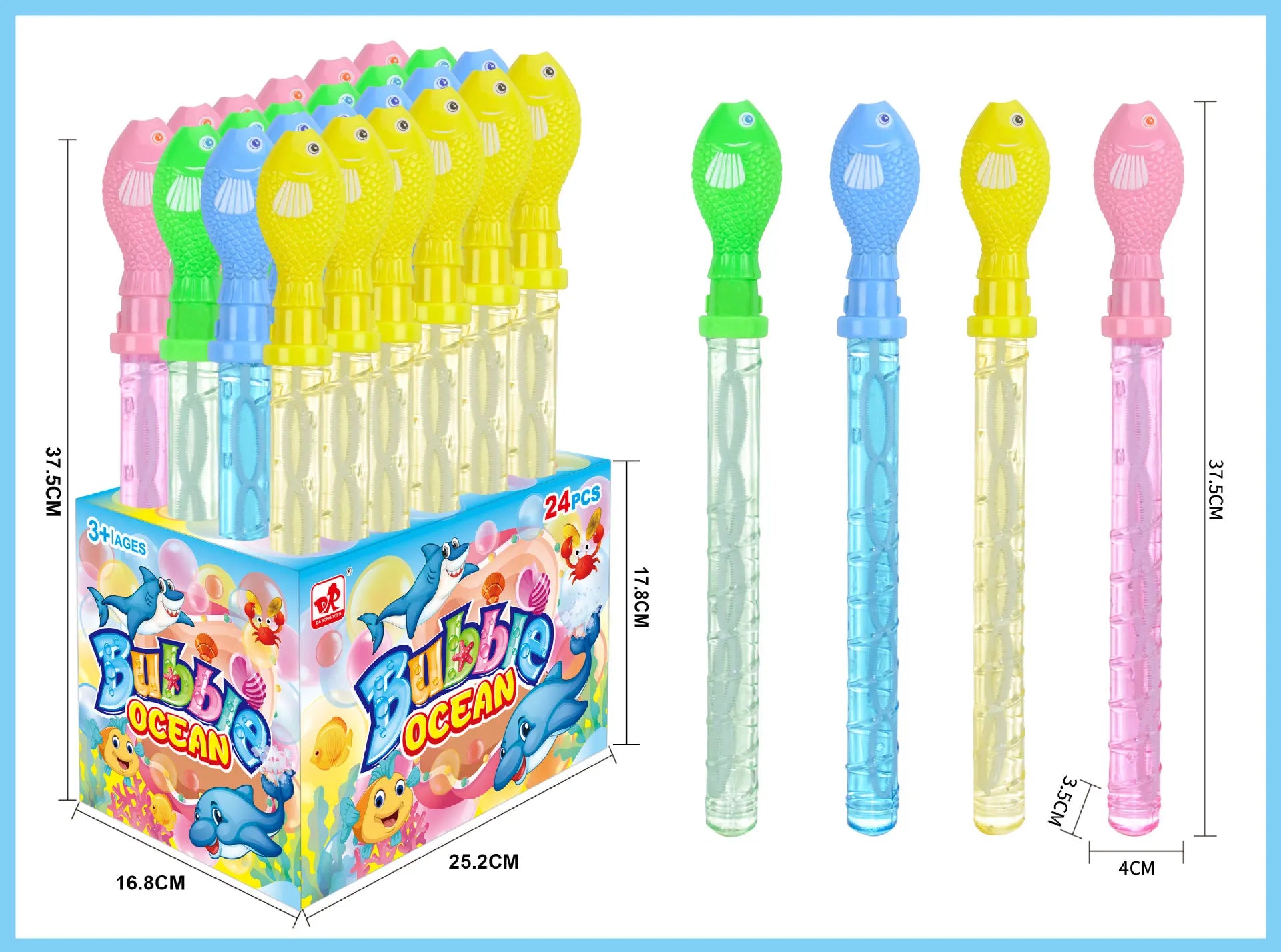 KTX-191635 Cartoon Handheld Mini Bubble Wand for Children - Fun Outdoor Bubble Blowing Toy