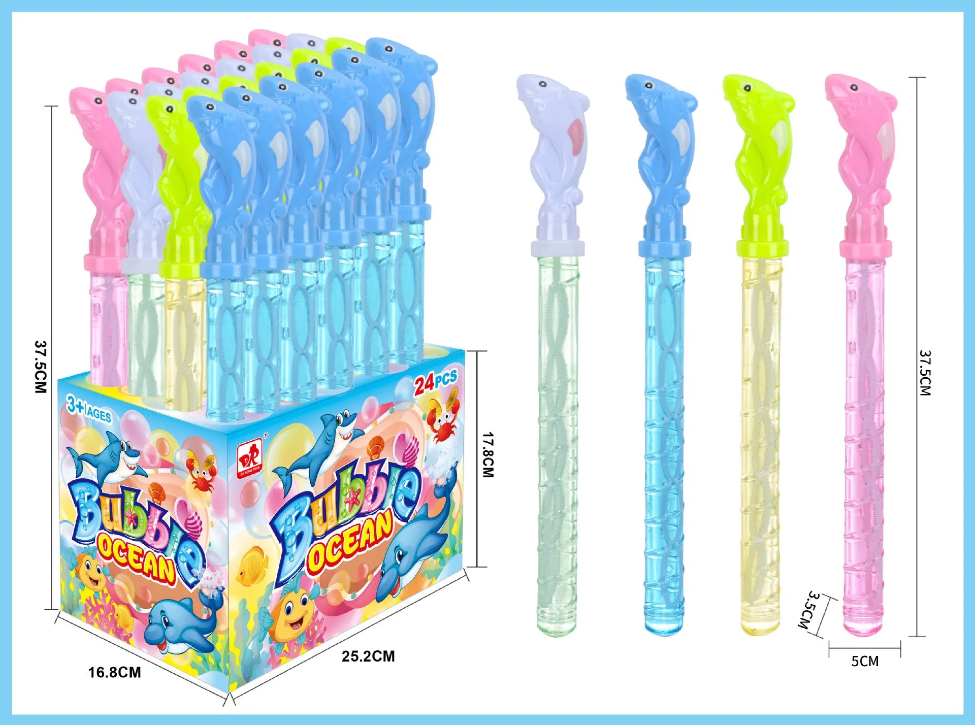 KTX-191635 Cartoon Handheld Mini Bubble Wand for Children - Fun Outdoor Bubble Blowing Toy