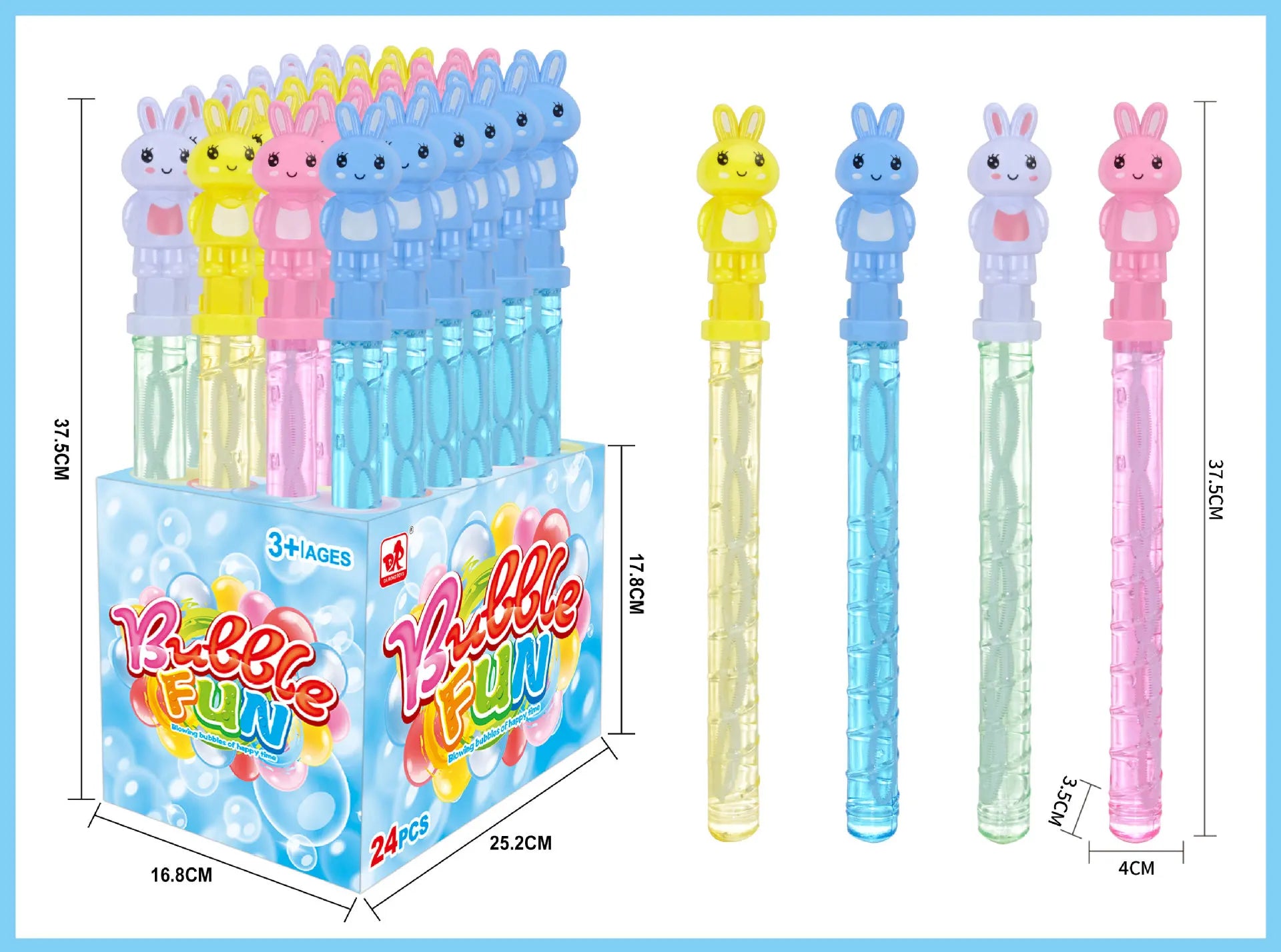 KTX-191635 Cartoon Handheld Mini Bubble Wand for Children - Fun Outdoor Bubble Blowing Toy