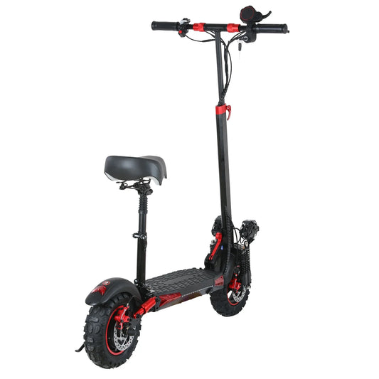 KTX-191827 800W Electric Scooter with Dual Suspension, 21Ah Battery, 45km/h Max Speed, Foldable Design, 11-Inch Tires