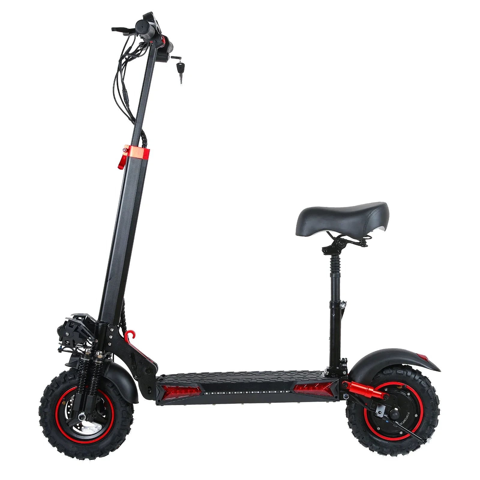 KTX-191827 800W Electric Scooter with Dual Suspension, 21Ah Battery, 45km/h Max Speed, Foldable Design, 11-Inch Tires