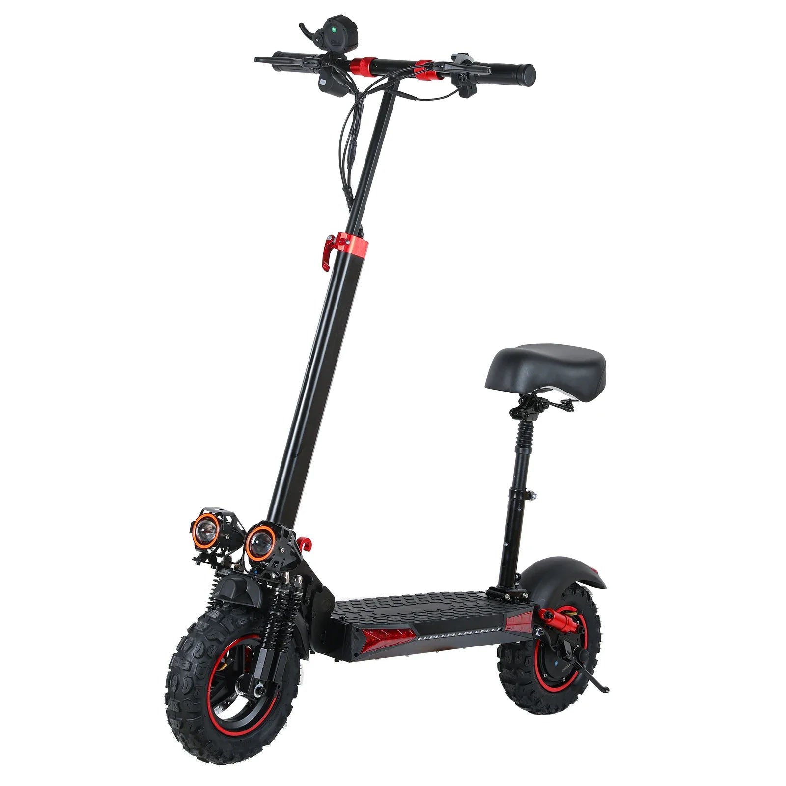 KTX-191827 800W Electric Scooter with Dual Suspension, 21Ah Battery, 45km/h Max Speed, Foldable Design, 11-Inch Tires