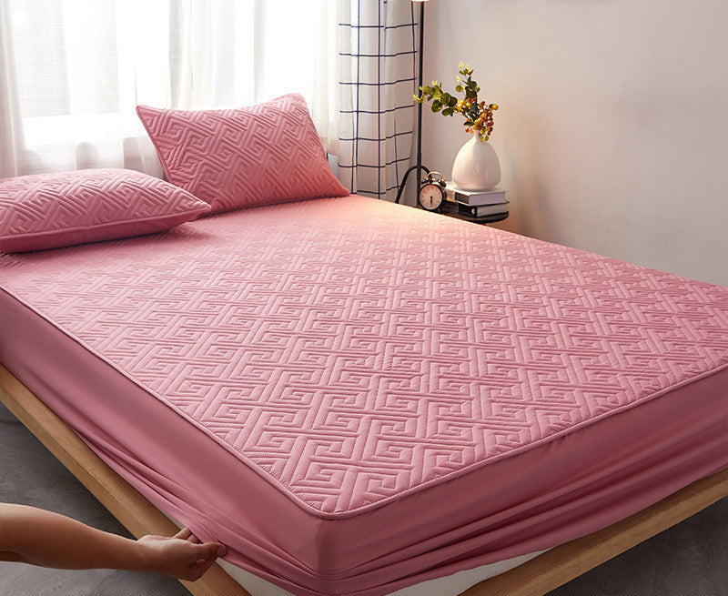 KTX-192275 Non-Slip Quilted Padded Mattress with Various Bedding Options and Sizes