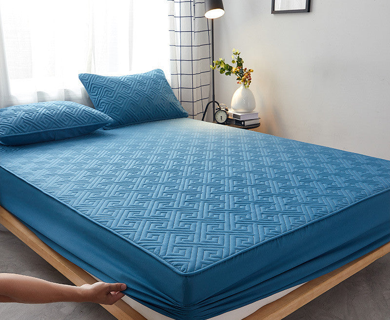 KTX-192275 Non-Slip Quilted Padded Mattress with Various Bedding Options and Sizes