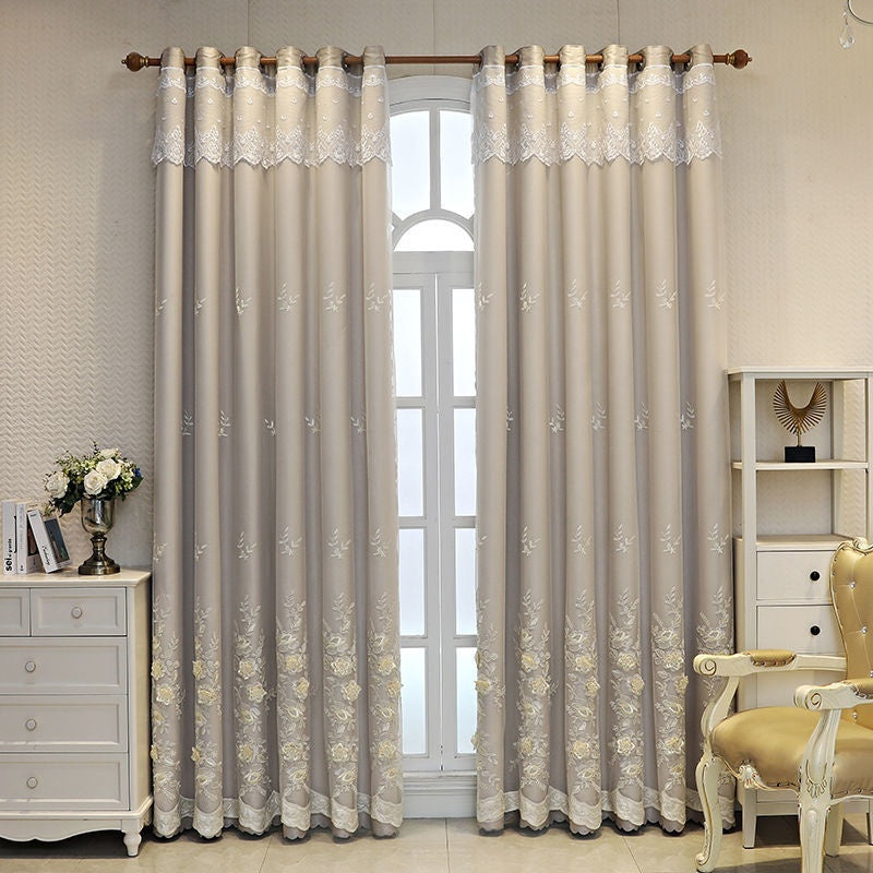 KTX-192659 Modern Double Open Curtain Set for Bedroom Shading – Various Sizes Available