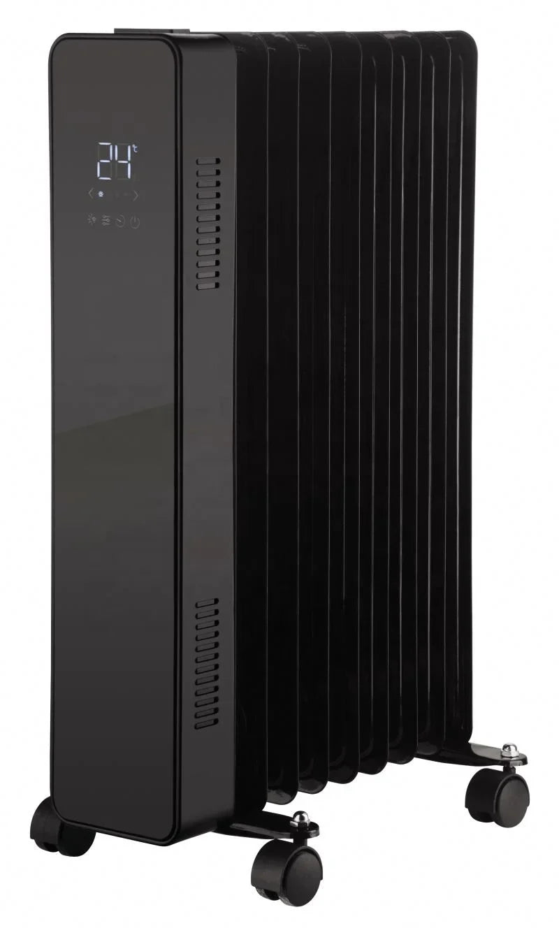 KTX-192723 Oil Filled Radiator Heater 1000-2500W with Wi-Fi, Adjustable Thermostat & Remote Control