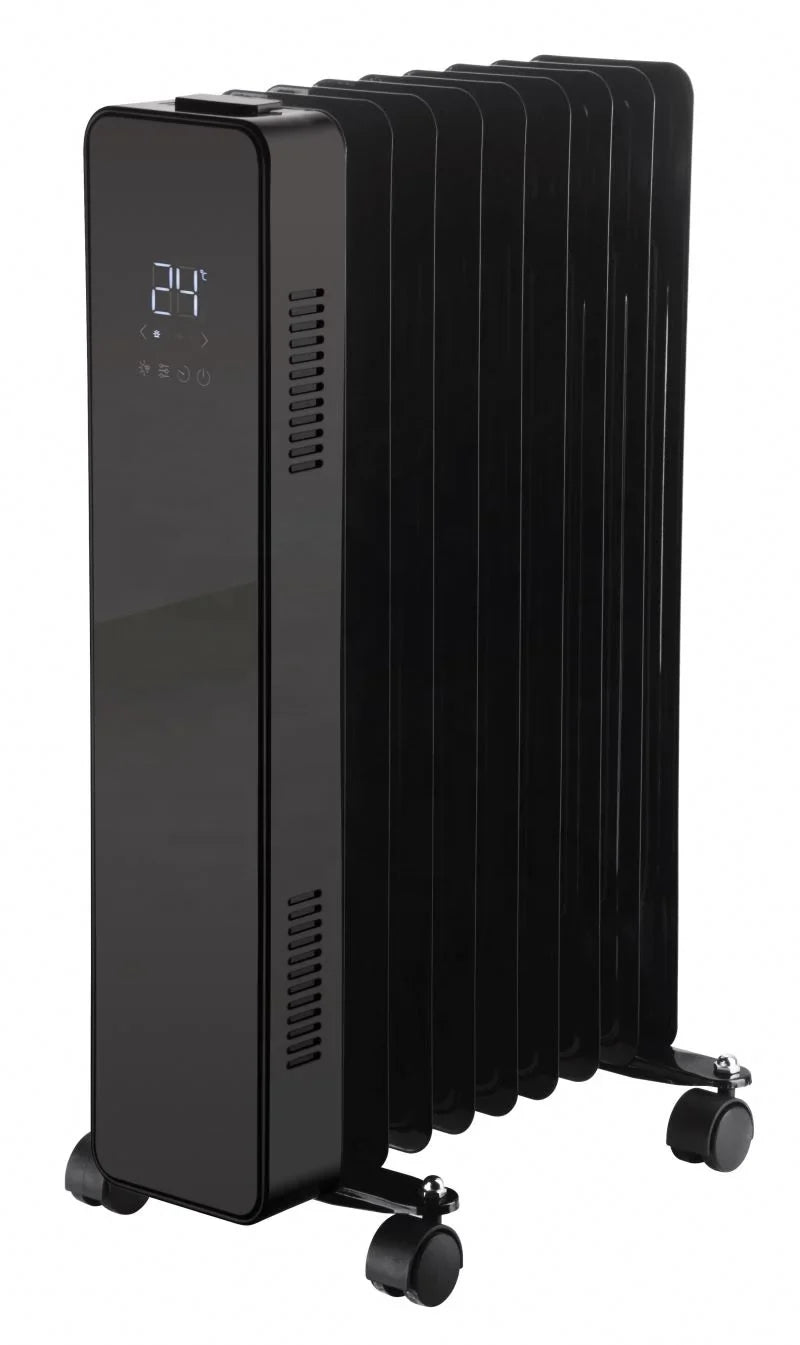 KTX-192723 Oil Filled Radiator Heater 1000-2500W with Wi-Fi, Adjustable Thermostat & Remote Control