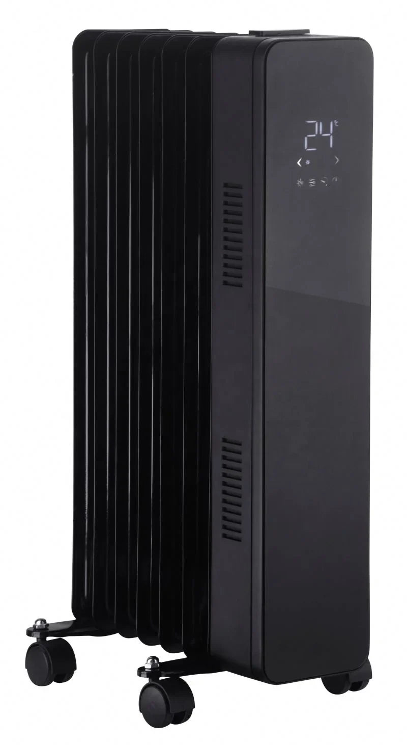 KTX-192723 Oil Filled Radiator Heater 1000-2500W with Wi-Fi, Adjustable Thermostat & Remote Control