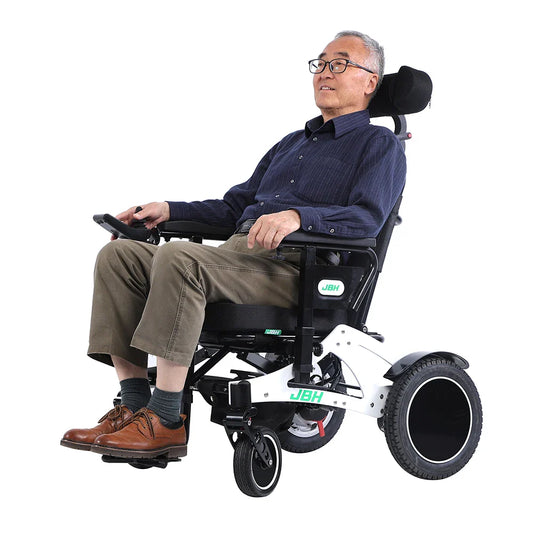 KTX-192979 Lightweight Folding Electric Wheelchair with 20km Driving Range and 140kg Maximum Load