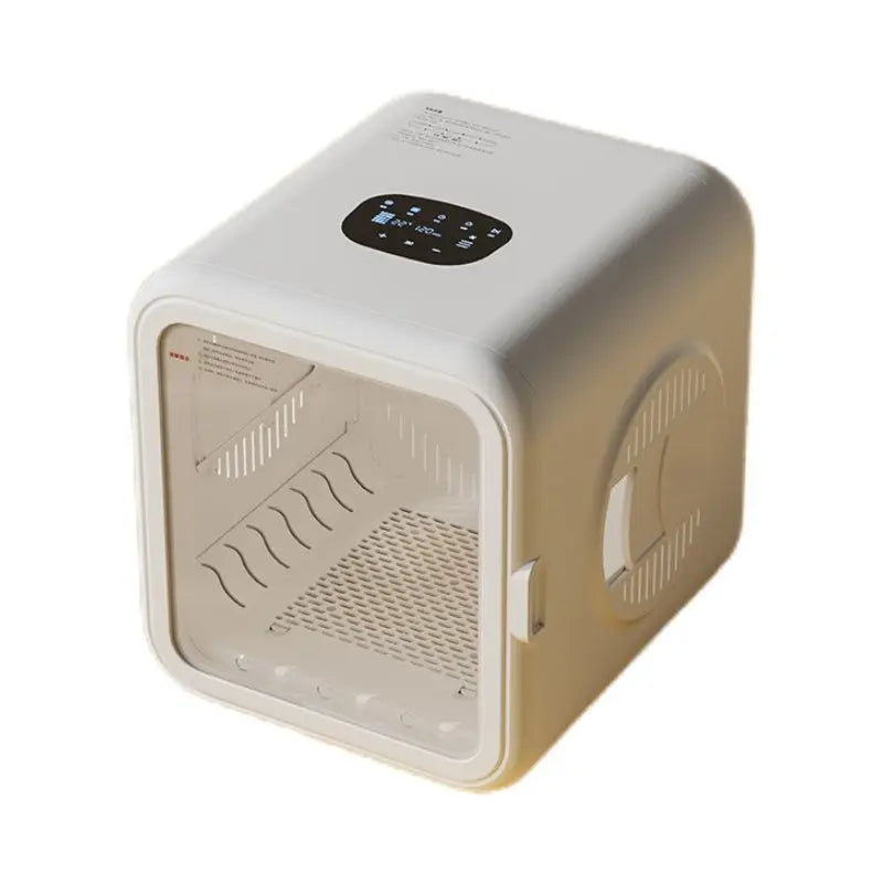 KTX-193363 Portable Automatic Pet Hair Dryer Box with Speech and Temperature Control for Cats and Small Dogs