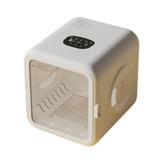 KTX-193363 Portable Automatic Pet Hair Dryer Box with Speech and Temperature Control for Cats and Small Dogs