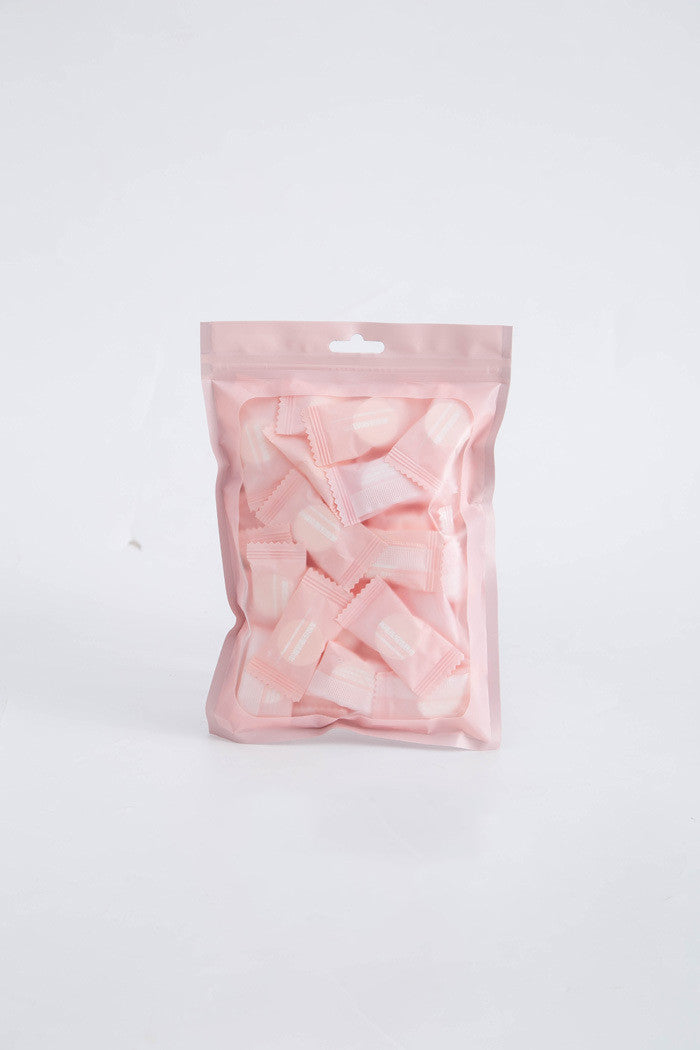 KTX-194835 Compressed Portable Facial Cleansing Towels - Convenient Non-Woven Fabric for Travel and Daily Use, 20 x 22cm