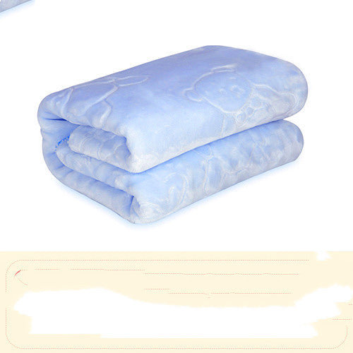 KTX-195539 Cozy Double Heavy Thermal Pet Blanket for Dogs - Soft and Padded, Available in Blue, Pink, Mint Green