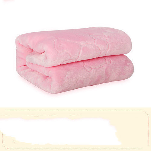 KTX-195539 Cozy Double Heavy Thermal Pet Blanket for Dogs - Soft and Padded, Available in Blue, Pink, Mint Green