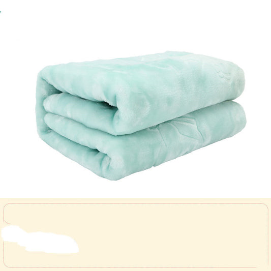 KTX-195539 Cozy Double Heavy Thermal Pet Blanket for Dogs - Soft and Padded, Available in Blue, Pink, Mint Green