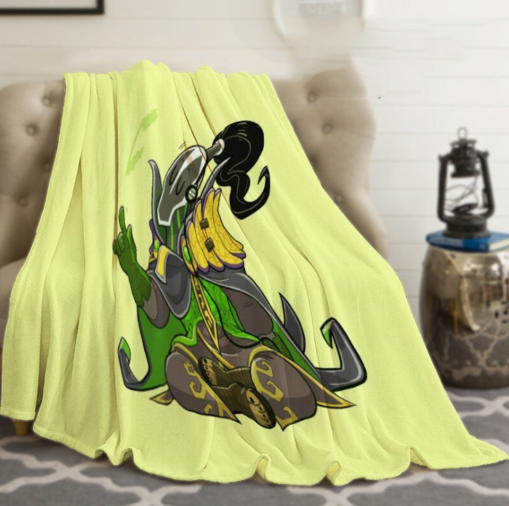 KTX-196179 Custom Flannel Knee Blanket with Personalized Design, Soft Coral Carpet, Available in Multiple Sizes