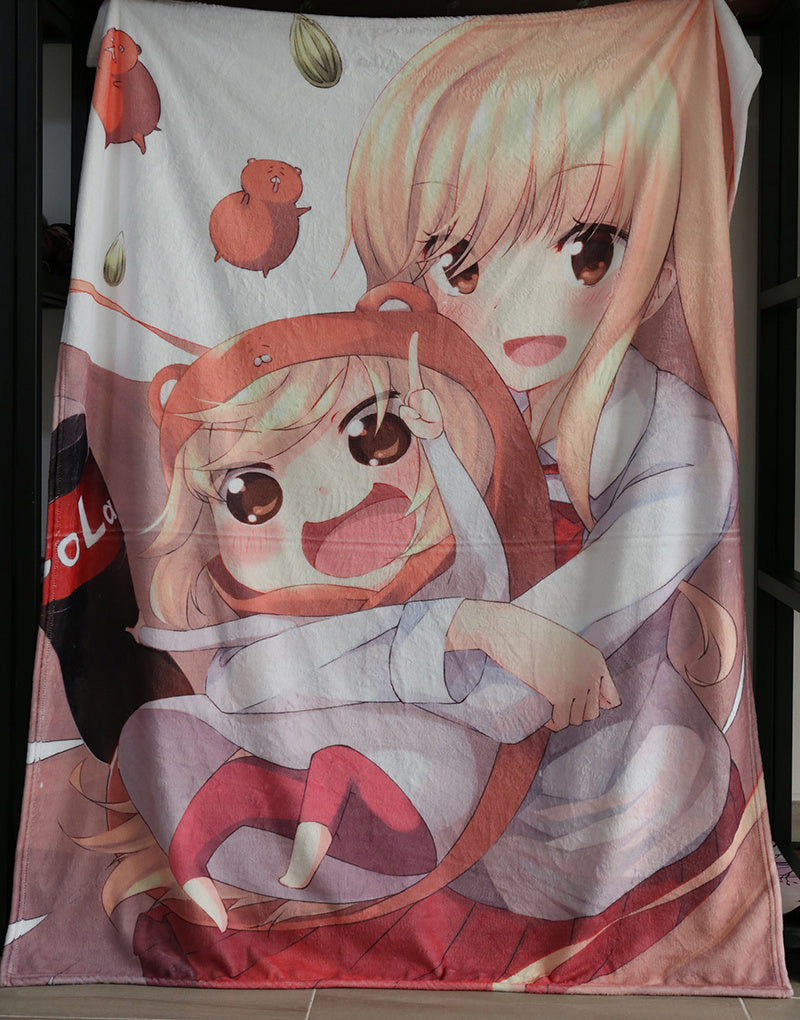 KTX-196179 Custom Flannel Knee Blanket with Personalized Design, Soft Coral Carpet, Available in Multiple Sizes