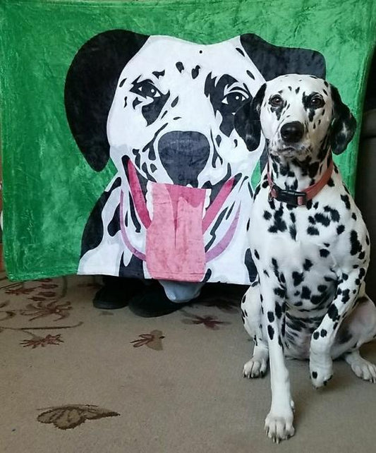 KTX-196179 Custom Flannel Knee Blanket with Personalized Design, Soft Coral Carpet, Available in Multiple Sizes