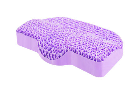 KTX-198867 TPE Cool Feeling Dynamic Partial Pressure Pillow – 100% High Elastic Polymer, Available in Purple and Blue