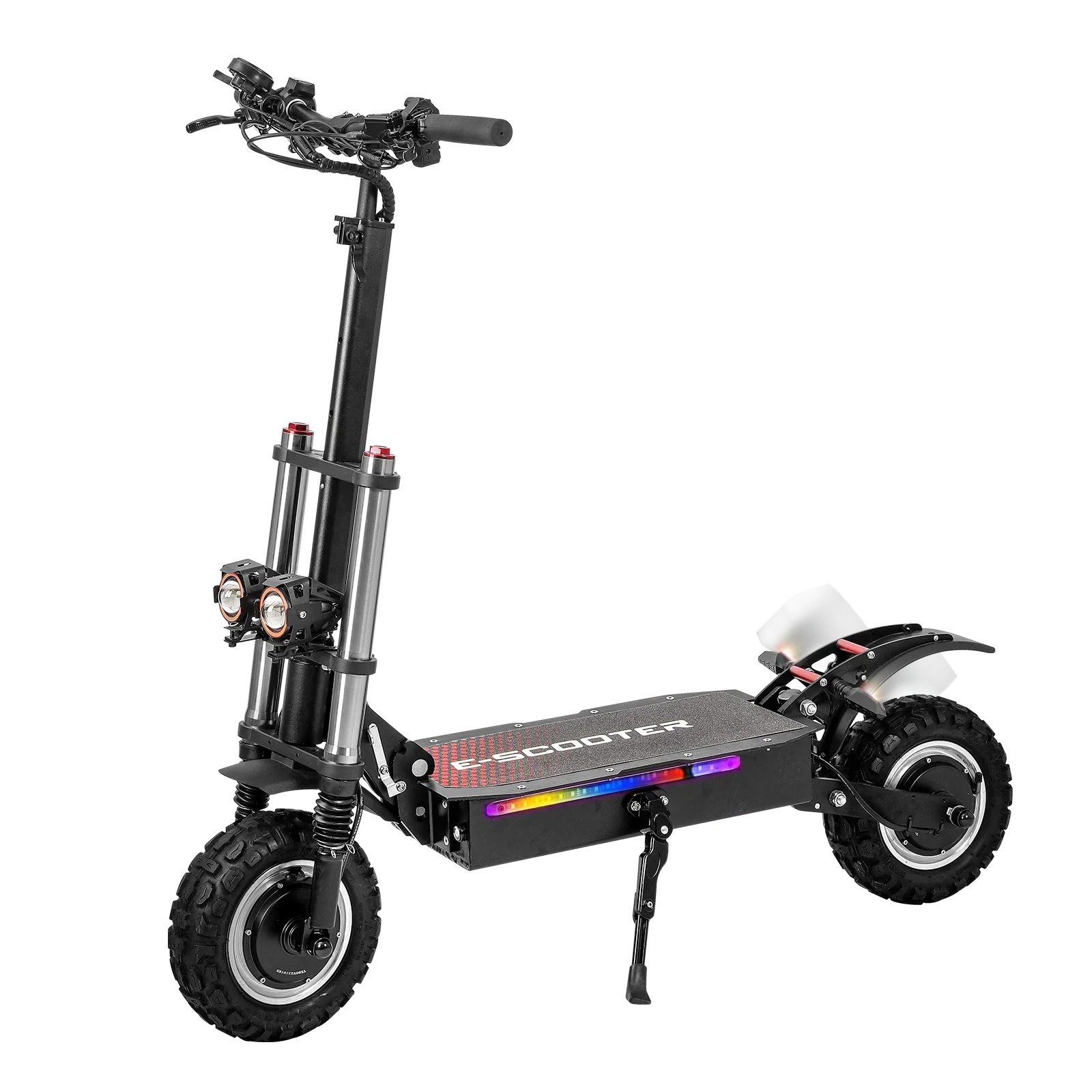KTX-199059 3000W Dual Motor Foldable Electric Scooter, 60V 38Ah, Off-Road, 90-100KM Range, Max Speed 80-85KM/H, Waterproof, Dual Suspension