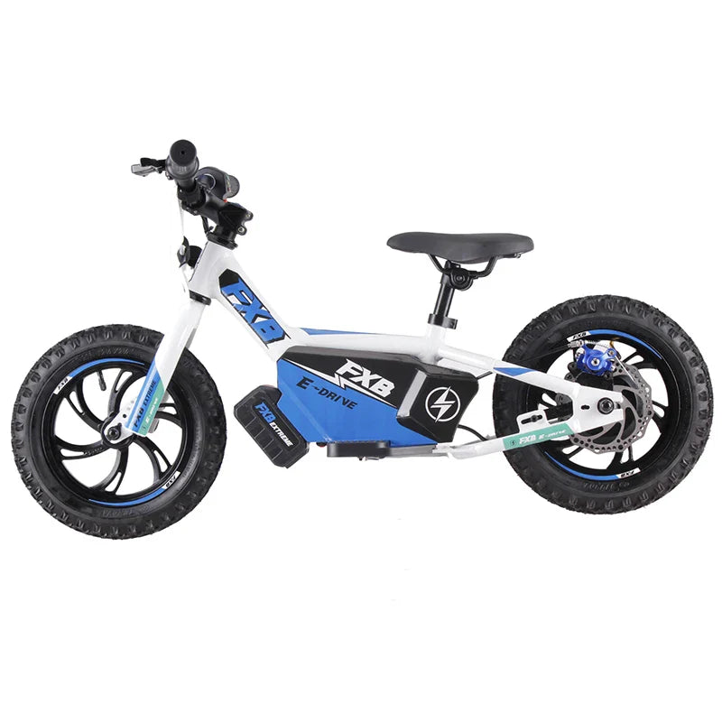 KTX-199123 Electric Kids Balance Bike with 12-Inch Wheels, 36V Lithium Battery, and Disc Brakes