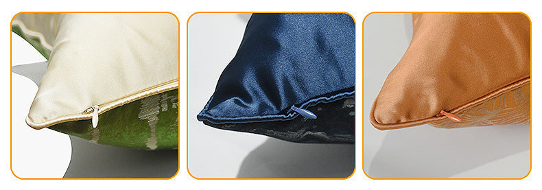 KTX-202963 Luxury Gray and Gold Striped Pillow Case and Cushion Cover, Multiple Sizes Available