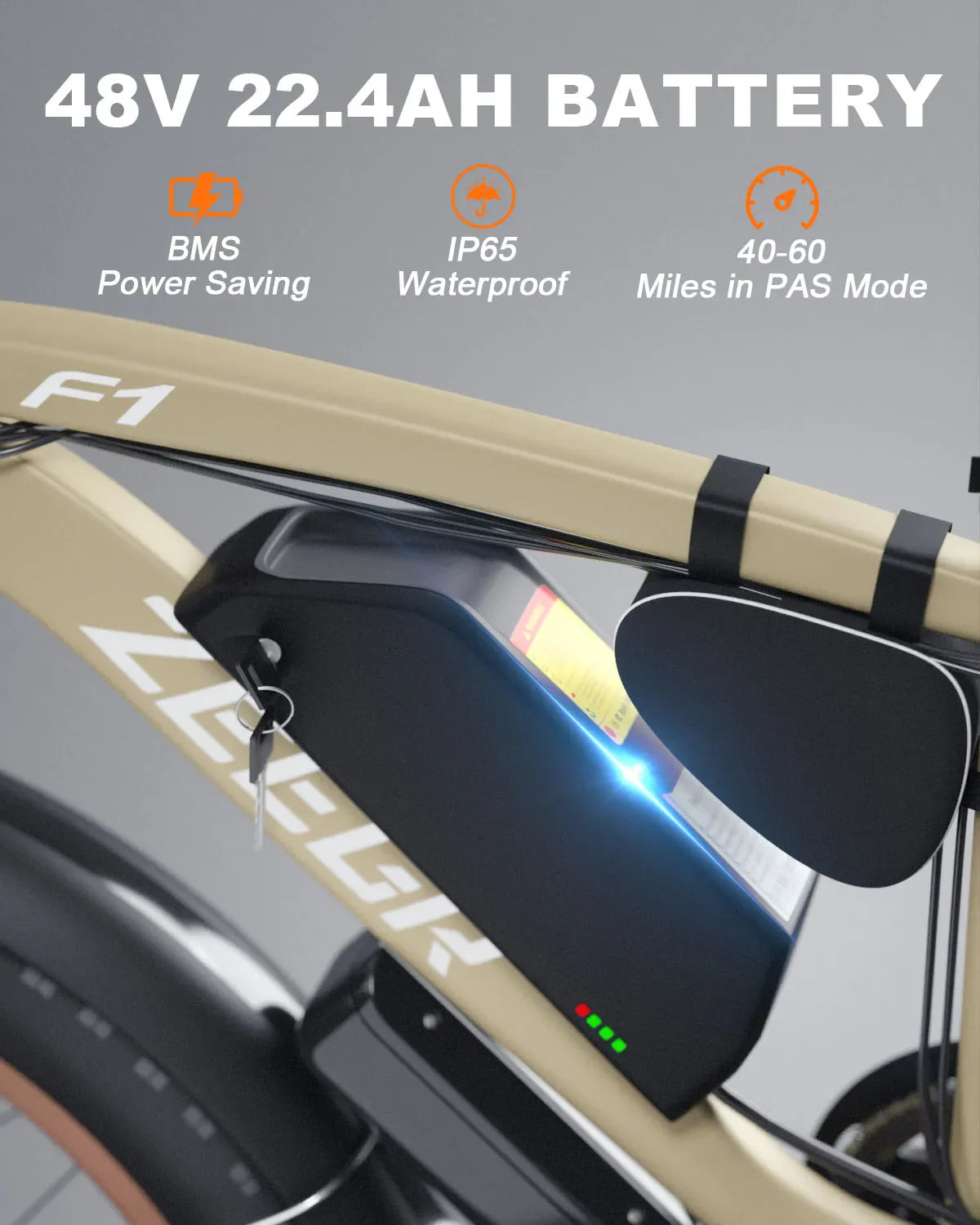 KTX-203859 48V 2000W Dual Motor Electric Bicycle with 26"x4.0 Fat Tires and Hydraulic Brake System