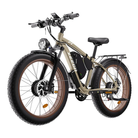 KTX-203859 48V 2000W Dual Motor Electric Bicycle with 26"x4.0 Fat Tires and Hydraulic Brake System
