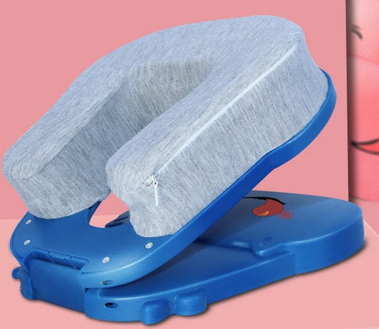 KTX-203987 Kids Cartoon Nap Pillow in Random Expressions – Cotton Cushion in Blue, Pink, Dark Green