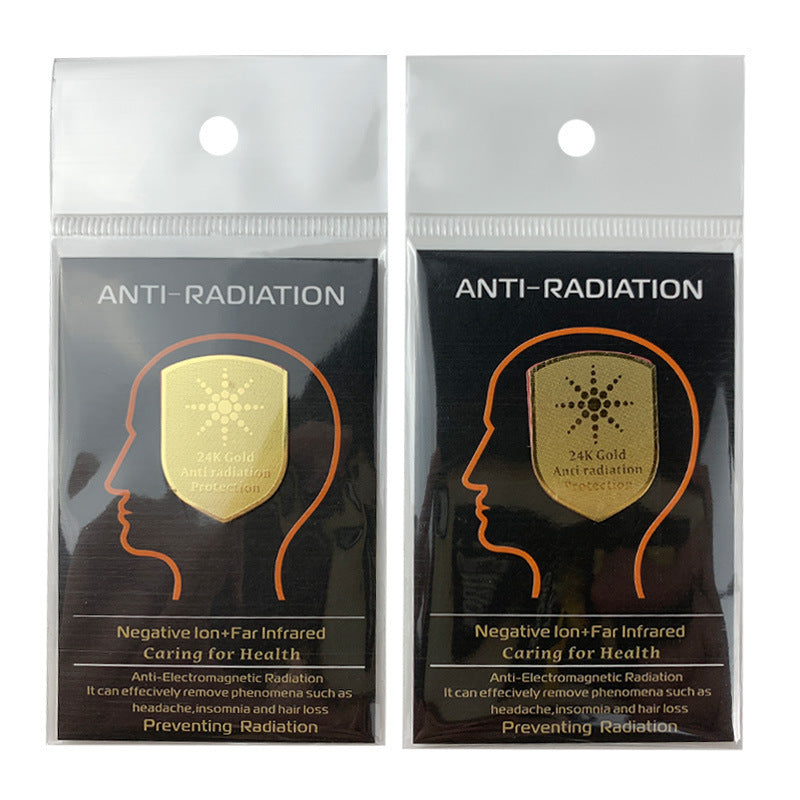 KTX-204371 JD-Shaped Sunflower Metal Phone Sticker - Vibrant Electroplated Design