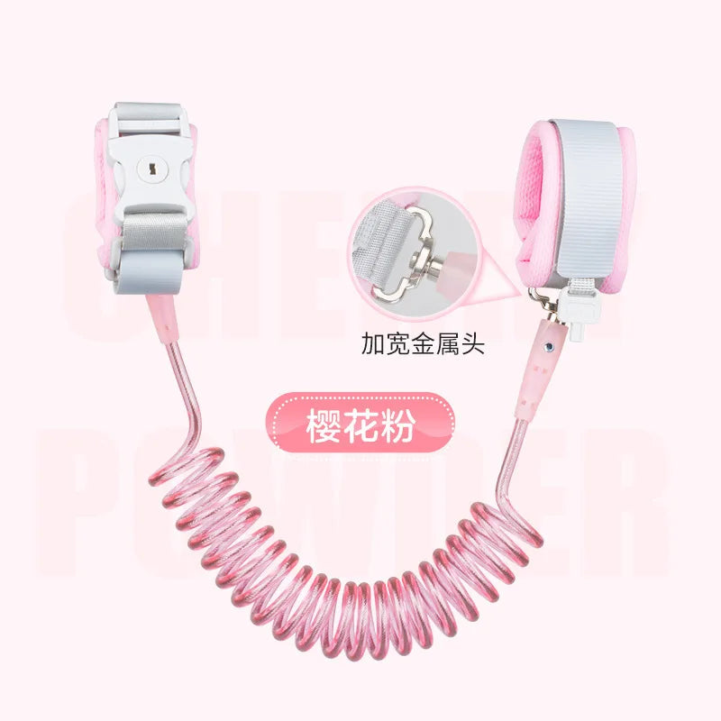 KTX-205139 Adjustable Children's Anti-Lost Wrist Band with Lock – 1.5m Safety Traction Rope