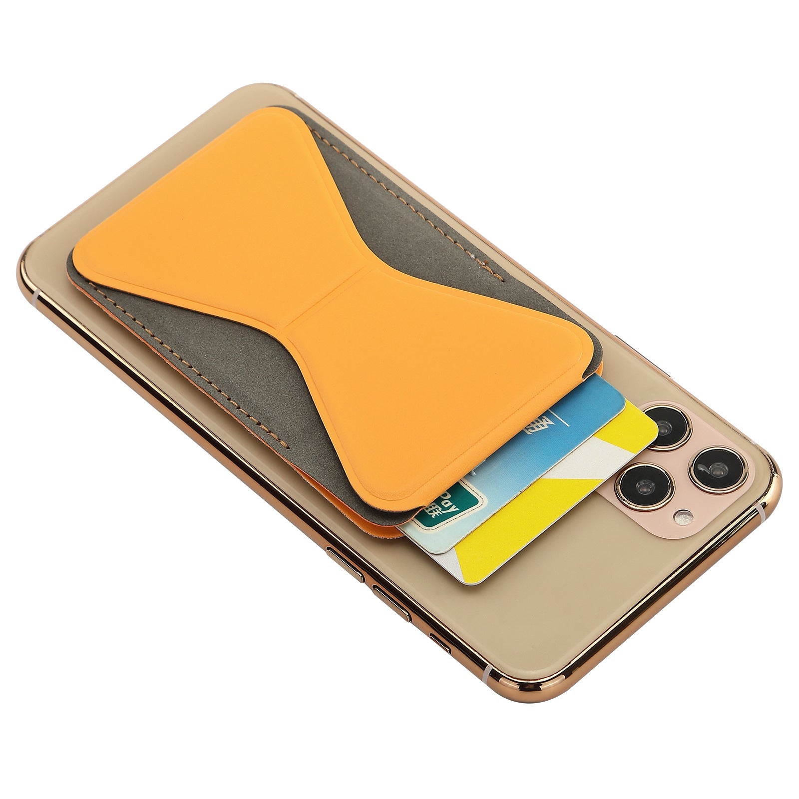 KTX-205523 Magnetic Folding Mobile Phone Back Sticker Card Holder in Multiple Colors