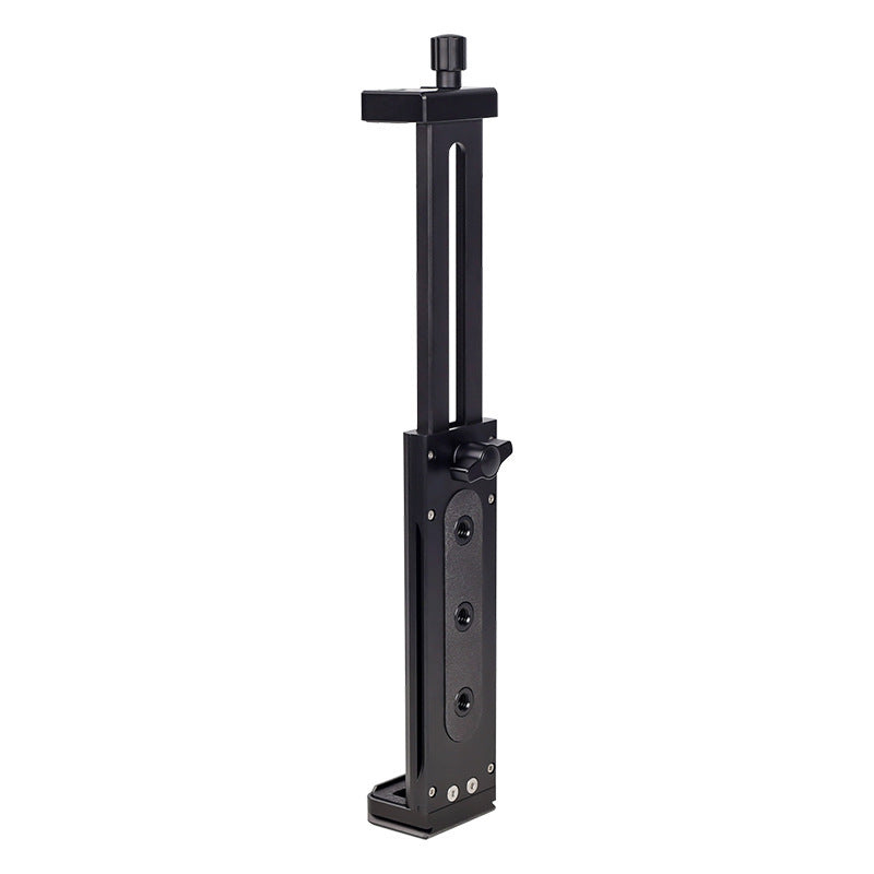 KTX-206675 Metal Tablet and Mobile Phone Support Frame with Adjustable Height and Clamp for Desktop Use