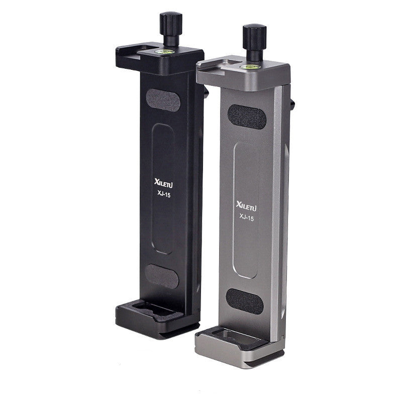 KTX-206675 Metal Tablet and Mobile Phone Support Frame with Adjustable Height and Clamp for Desktop Use