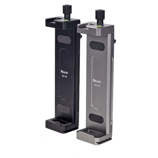 KTX-206675 Metal Tablet and Mobile Phone Support Frame with Adjustable Height and Clamp for Desktop Use