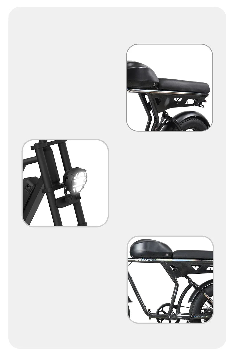 KTX-206931 20-Inch Aluminum Alloy E-FAT Mountain Bike with 750W Motor and Integrated Lithium Battery