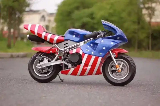 KTX-207187 49cc Mini Dirt Bike for Kids and Adults – Brushless Motor, 40-60 km/h, Front & Rear Disc Brakes