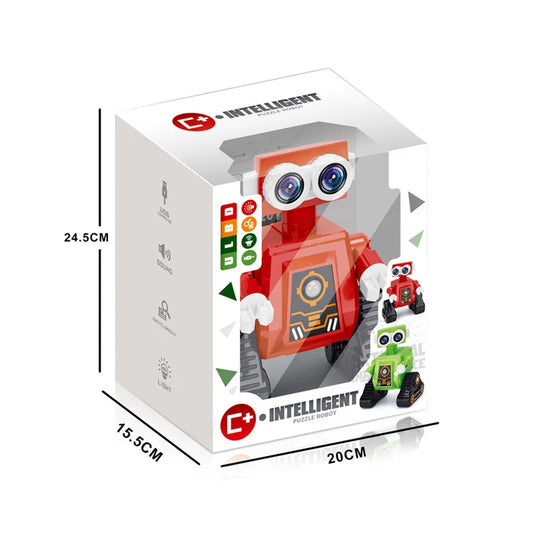 Educational Remote Control Electric Puzzle Robot Toy for Kids, Ages 0 to 14+