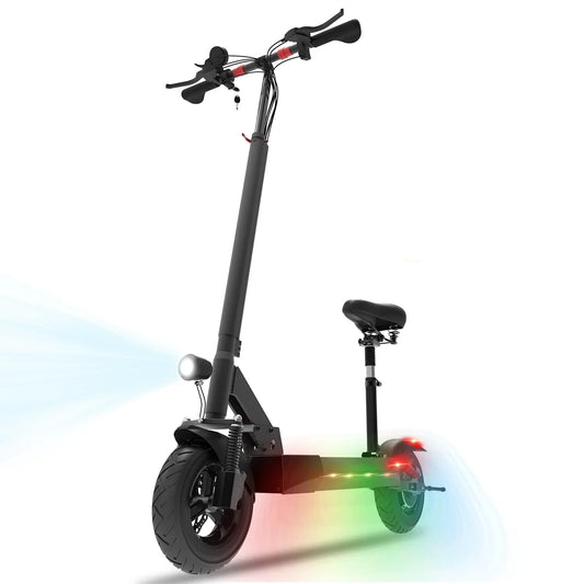 KTX-207635 Folding Electric Scooter with Seat, 1200W Motor, 35-Mile Range, Max Speed 31.5 MPH