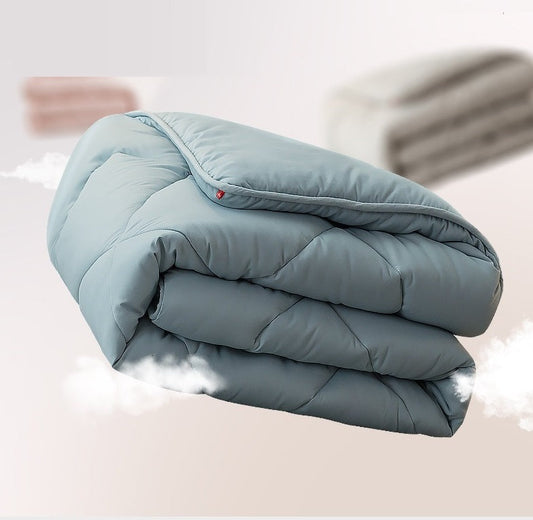 KTX-208083 Embroidered Skin-Friendly Down Velvet Duvet with Polyester Filling