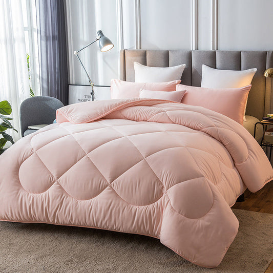 KTX-208083 Embroidered Skin-Friendly Down Velvet Duvet with Polyester Filling