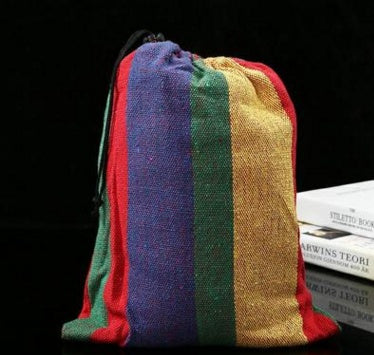 KTX-209235 Canvas Double Person Hammock for Camping and Leisure with Durable Nylon Straps