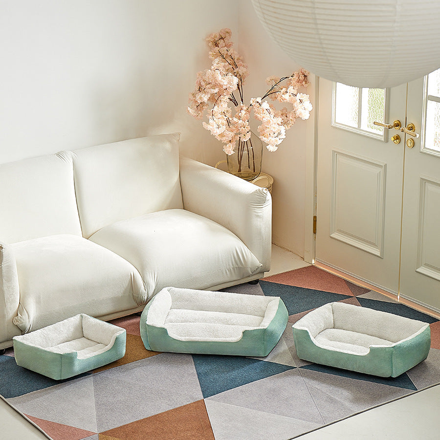 KTX-210195 Cozy Winter Warm Dog Sofa Nest for Small, Medium, and Large Pets - All Seasons Kennel