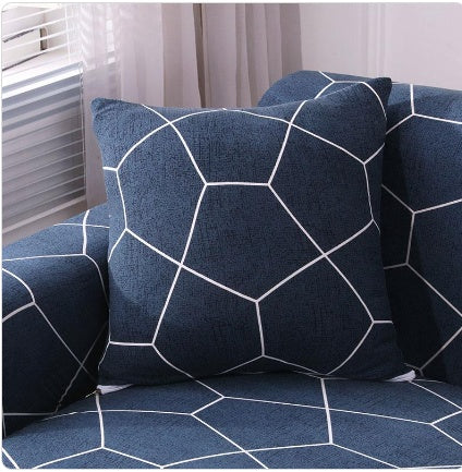 KTX-210387 Black and Gold Throw Pillow Covers - Set of 2, 45 x 45cm, Abrasive Cloth for Home and Outdoor Decor