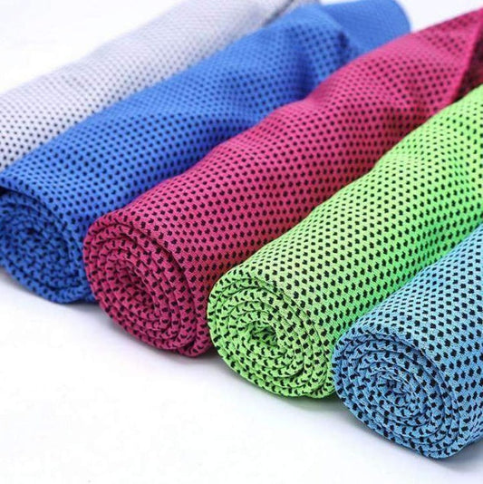 KTX-210643 Cooling Quick-Dry Sports Towel for Gym, Travel, Cycling, and Outdoor Activities - 30x100cm Microfiber